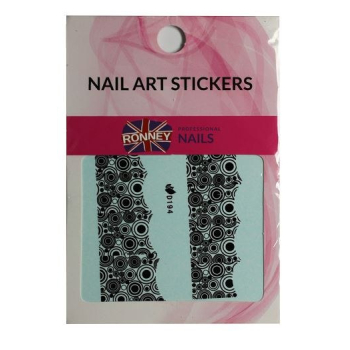RONNEY - Naklejki wodne na paznokcie NAILART STICKERS RN 192     !